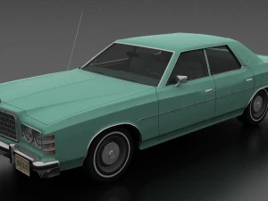 ltd 4dr 1975 Model 3D