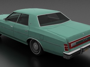ltd 4dr 1975 3D 模型