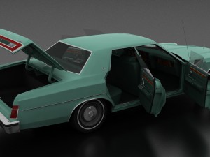 ltd 4dr 1975 3D 模型