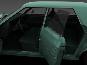ltd 4dr 1975 3D 模型