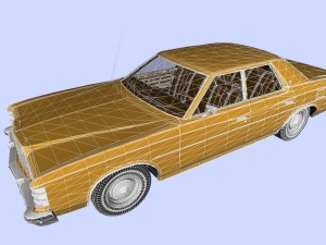 ltd 4dr 1975 3D 模型