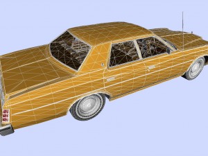 ltd 4dr 1975 3D 模型