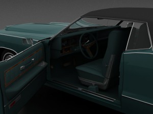 marquis brougham 2dr hardtop 1971 Model 3D