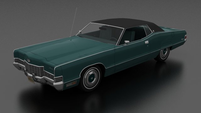 marquis brougham 2dr hardtop 1971 Model 3D .c4d .max .obj .3ds .fbx .stl .blend 