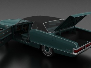 marquis brougham 2dr hardtop 1971 Model 3D