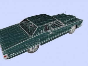 marquis brougham 2dr hardtop 1971 Model 3D