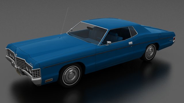 monterey 2dr hardtop 1972 3D Model .c4d .max .obj .3ds .fbx .stl .blend 