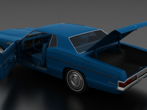 monterey 2dr hardtop 1972 3D Model