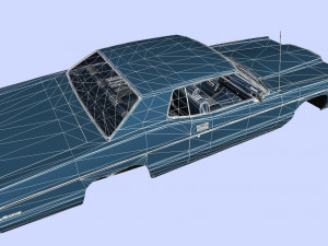 monterey 2dr hardtop 1972 3D Model