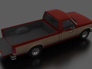 f-150 xlt lariat pickup regular cab Modello 3D