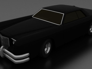 evil car from the car movie Model 3D