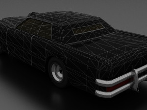 evil car from the car movie Model 3D