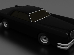 evil car from the car movie Model 3D