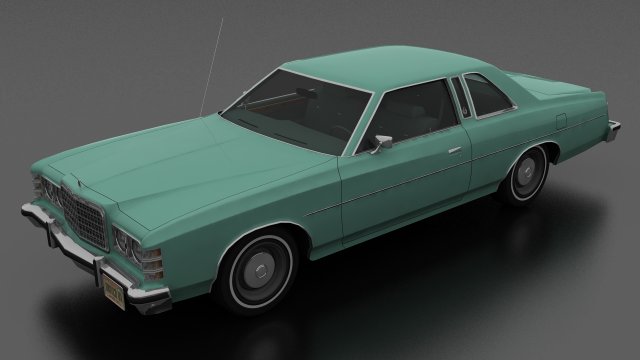 ltd 2dr 1975 Modello 3D .c4d .max .obj .3ds .fbx .stl .blend 