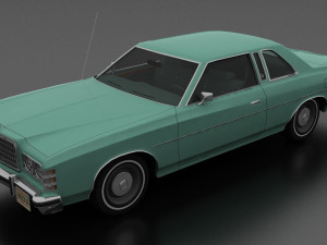ltd 2dr 1975 3D Model