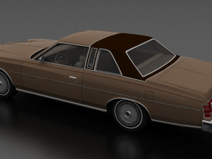 ltd brougham 2dr 1975 3D Model