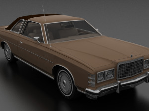 ltd brougham 2dr 1975 3D Model