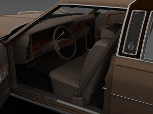 ltd brougham 2dr 1975 3D Model