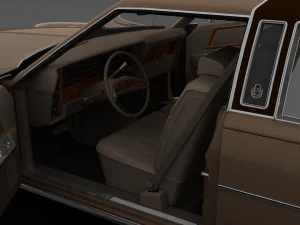 ltd brougham 2dr 1975 3D Model
