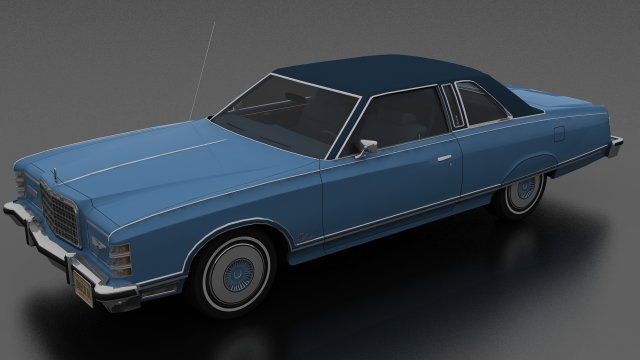 ltd landau 2dr 1975 Modelo 3D .c4d .max .obj .3ds .fbx .stl .blend 