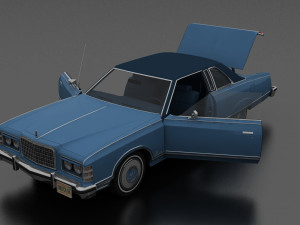ltd landau 2dr 1975 Modelo 3D