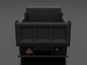 f-800 dump truck 1980 3D मॉडल