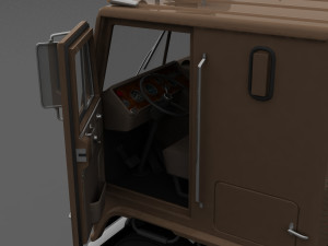 wt-9000 semi truck 1974 Modelo 3D
