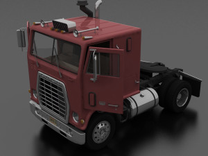 w-9000 semi truck 1974 3D Модель