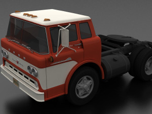 c-series c-800 semi truck 1958 3D Model