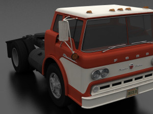 c-series c-800 semi truck 1958 3D Model