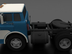 c-series c-800 semi truck 1970 3D Model