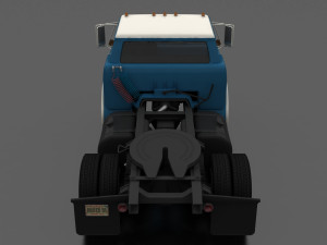 c-series c-800 semi truck 1970 3D Модель