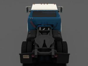 c-series c-800 semi truck 1970 3D Model