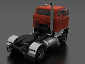 s&eacute;rie h hd-950 semi caminh&atilde;o cabine diurna 1961 Modelo 3D