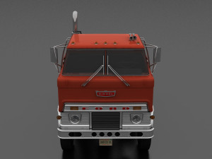 h-series hd-950 semi truck day cab 1961 3D Modell