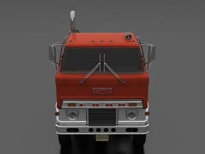 s&eacute;rie h hd-950 semi caminh&atilde;o cabine diurna 1961 Modelo 3D