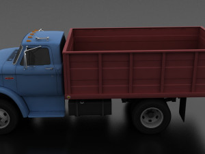 n-series n-600 grain truck 1963 3D 模型