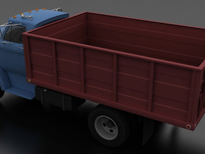 n-series n-600 grain truck 1963 3D 模型