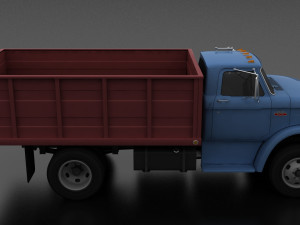 n-series n-600 grain truck 1963 3D 模型