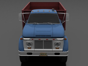 n-series n-600 grain truck 1963 3D 模型