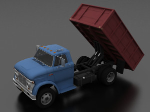 n-series n-600 grain truck 1963 3D 模型