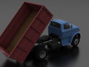 n-series n-600 grain truck 1963 3D 模型