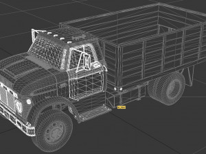n-series n-600 grain truck 1963 3D 模型