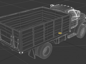 n-series n-600 grain truck 1963 3D 模型