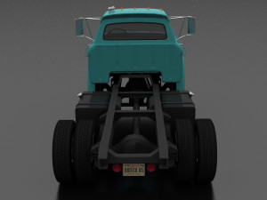 n-series n-600 truck chassis 1966 Model 3D