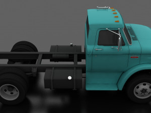 n-series n-600 truck chassis 1966 Model 3D