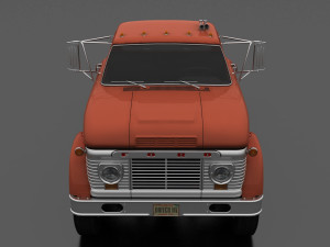 n-series n-600 truck chassis 1963 Modelo 3D