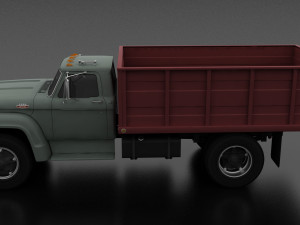 f-series f-800 grain truck 1964 3D 모델