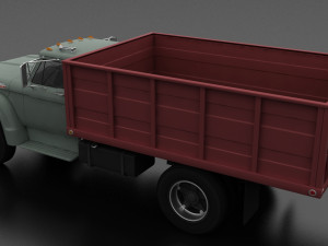f-series f-800 grain truck 1964 3D 모델