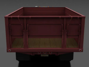 f-series f-800 grain truck 1964 3D Model